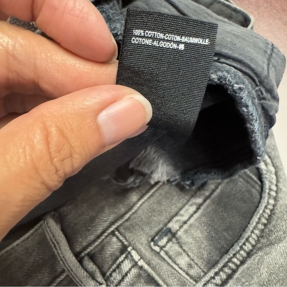 We The Free Now or Never Denim Shorts Black Cut Offs Distressed Boho - Picture 7 of 10